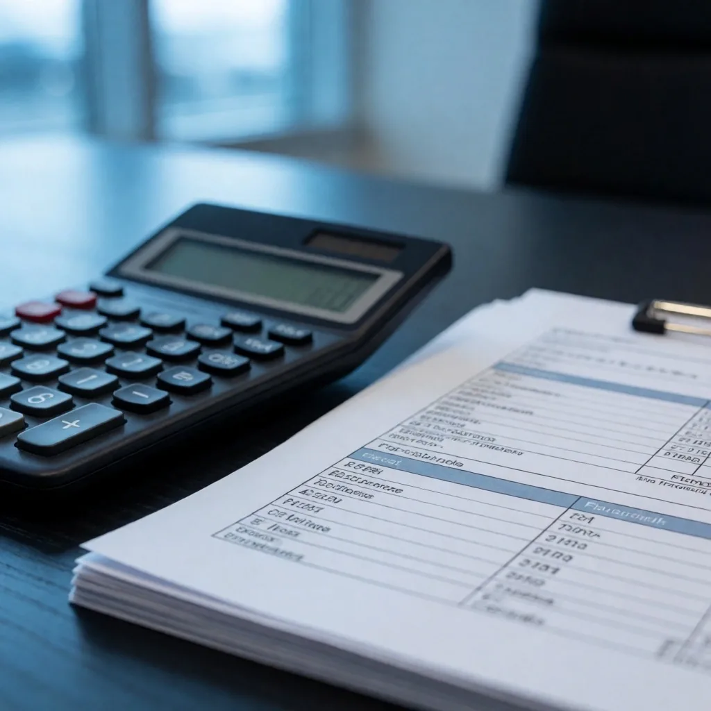 Documentación fiscal argentina sobre escritorio