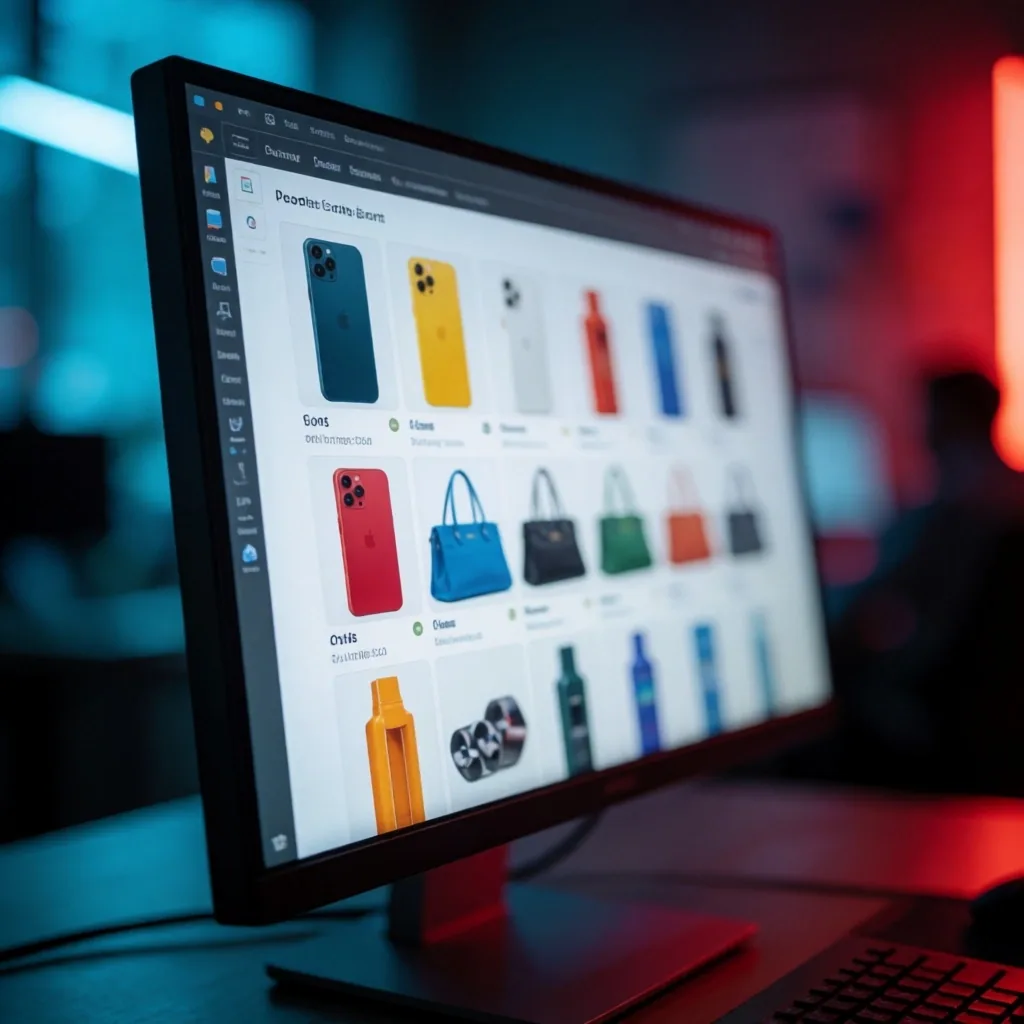 Pantalla de resultados de búsqueda en Mercado Libre con anuncios patrocinados